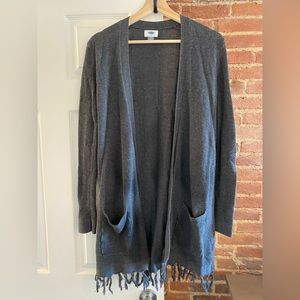 Old Navy Tassel Pocket Cardigan